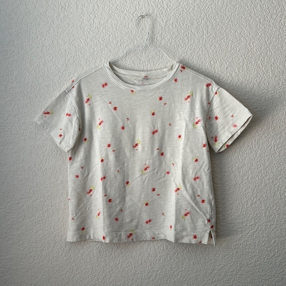 ❤️ OLD NAVY Cream Floral Easy Vintage Tee Size XS ❤️ - Picture 7 of 7